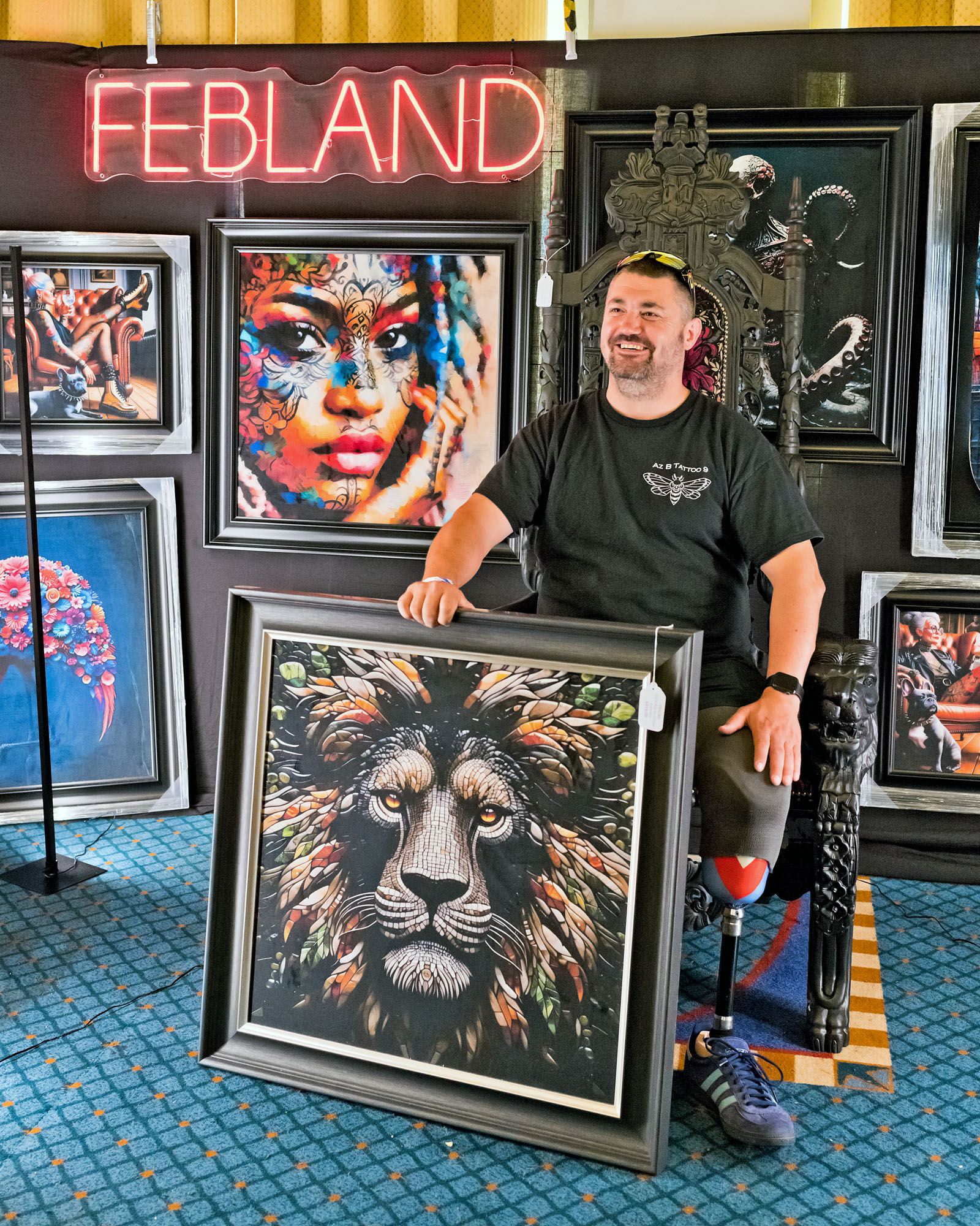 Tatcon Blackpool Velvet Artwork Purchase